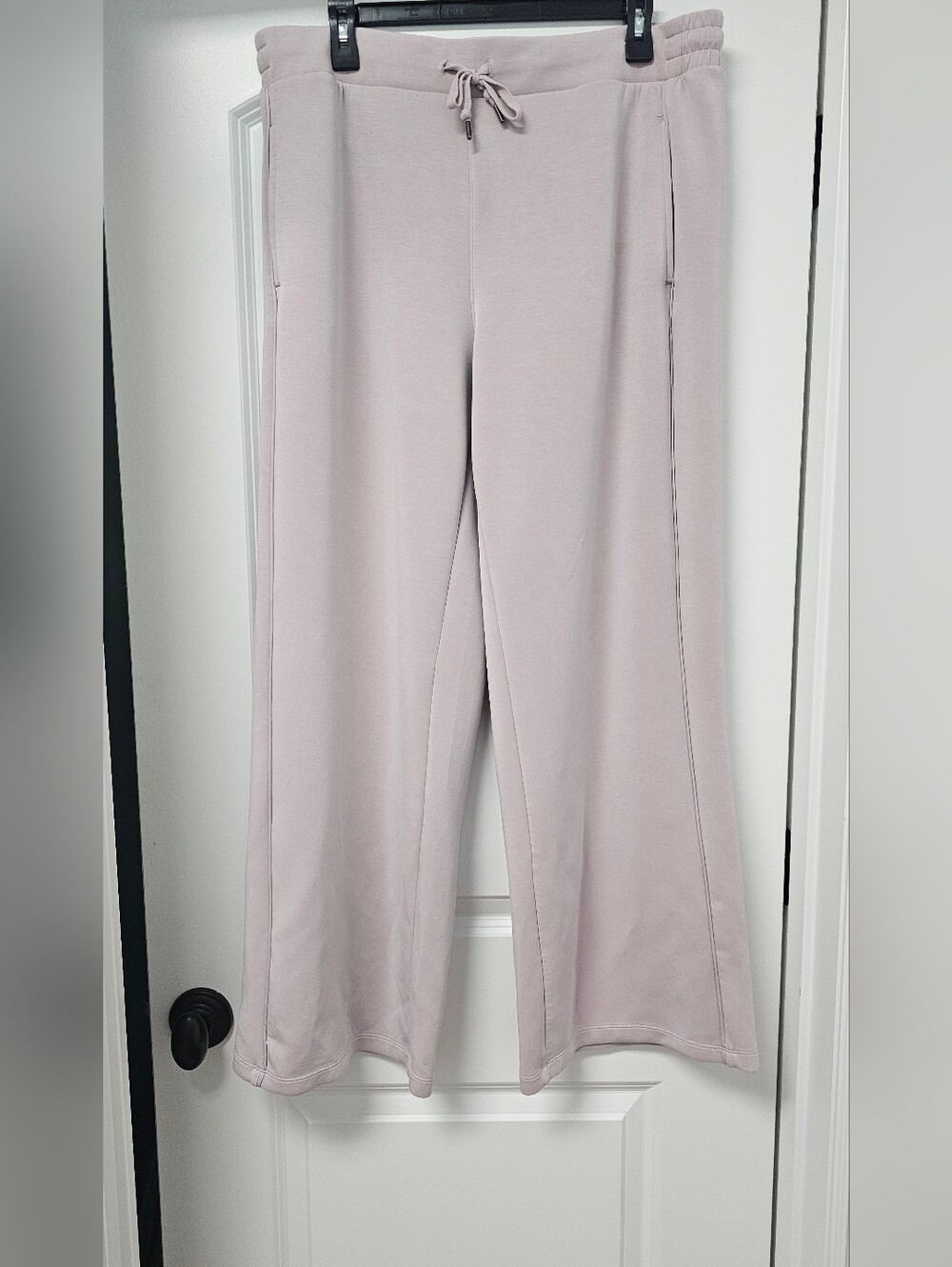 Members Mark Sandwash Wide-Leg Pants in Dusty Pink